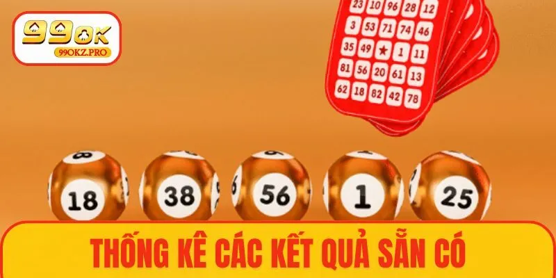 Thống kê các kết quả sẵn có