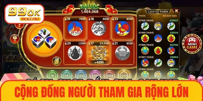 Cộng đồng người tham gia vô cùng rộng lớn